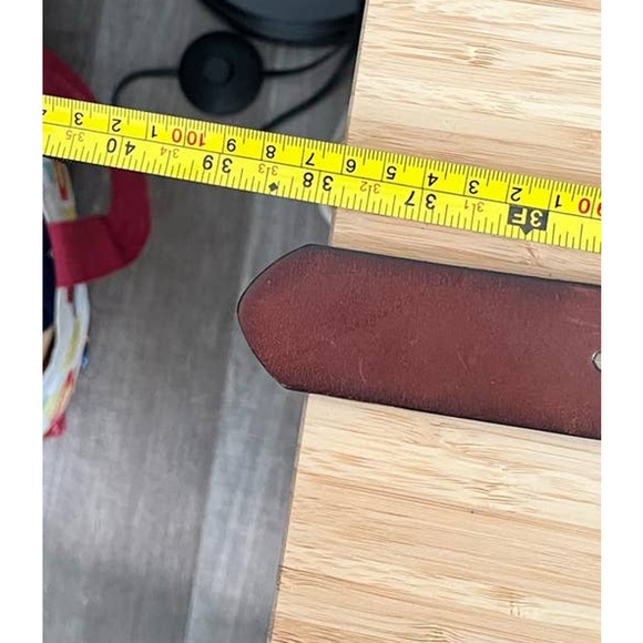 Fossil Vintage Women's Belt Brown Silver Size Small Genuine Leather - Picture 3 of 9